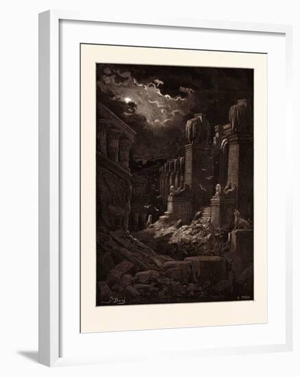 Babylon Fallen-Gustave Dore-Framed Giclee Print