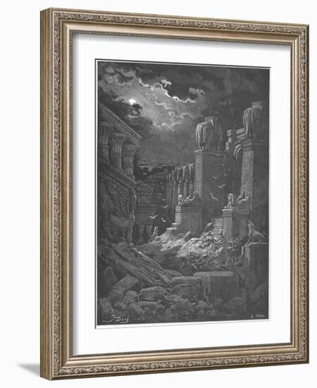 Babylon Has Fallen, 1897-Gustave Doré-Framed Giclee Print