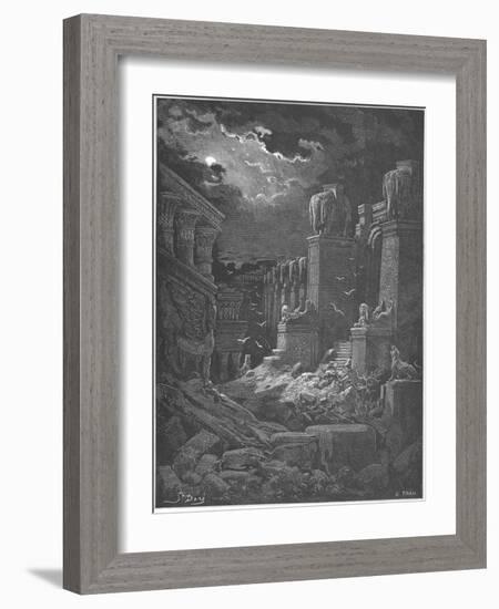 Babylon Has Fallen, 1897-Gustave Doré-Framed Giclee Print