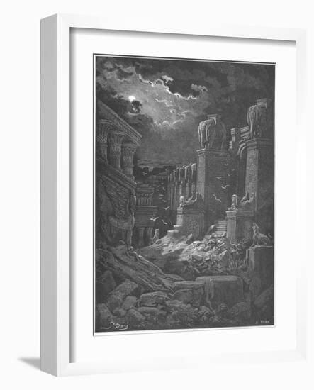 Babylon Has Fallen, 1897-Gustave Doré-Framed Giclee Print