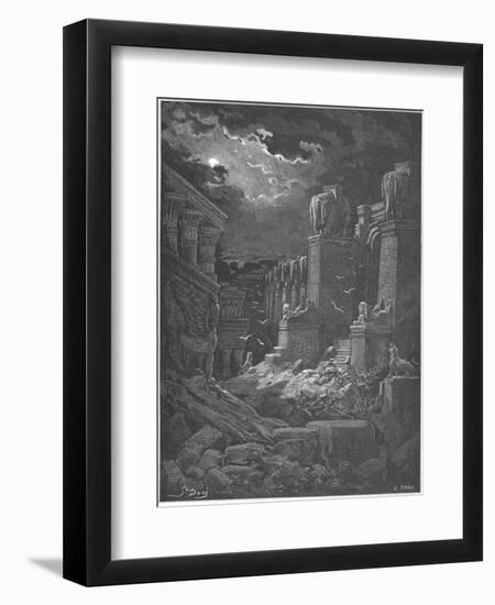 Babylon Has Fallen, 1897-Gustave Doré-Framed Giclee Print