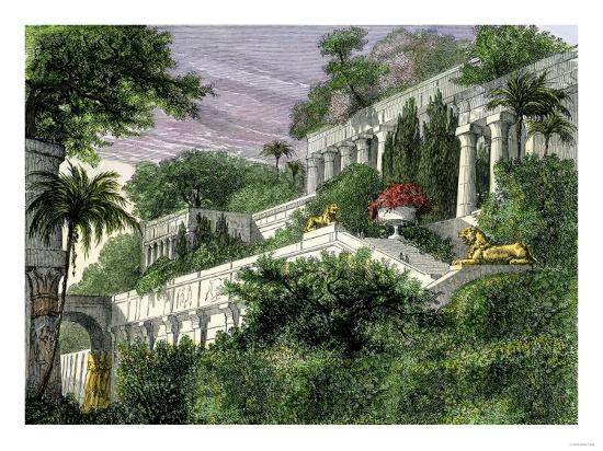 Babylon S Hanging Gardens One Of The Seven Wonders Of The Ancient