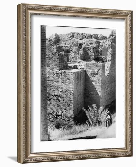 Babylon, The Ishtar Gate, Iraq, c.1932-null-Framed Photographic Print