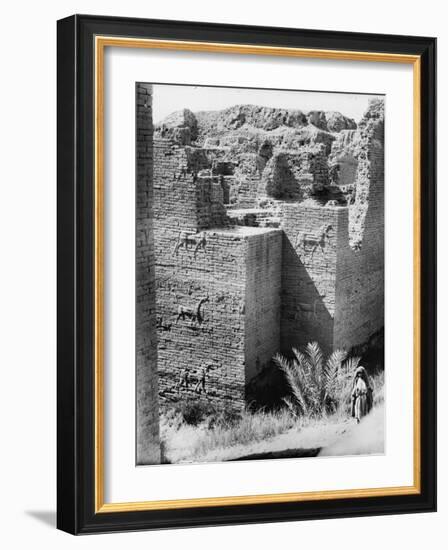 Babylon, The Ishtar Gate, Iraq, c.1932-null-Framed Photographic Print