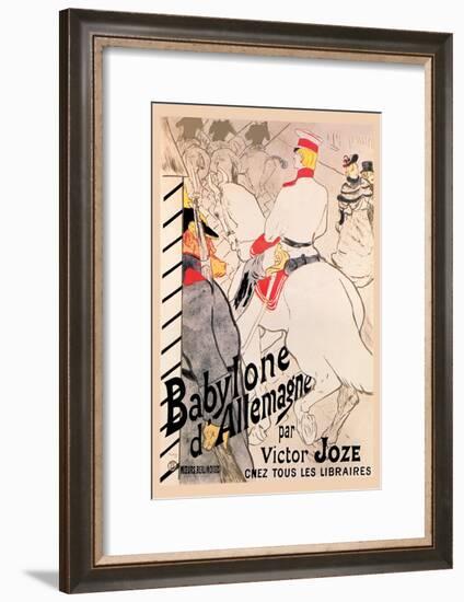 Babylone d'Allemagne-Henri de Toulouse-Lautrec-Framed Art Print