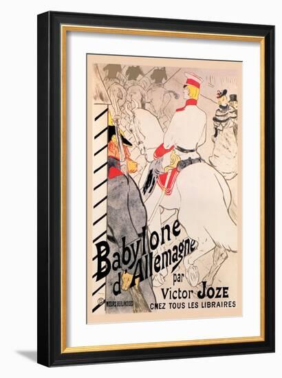 Babylone d'Allemagne-Henri de Toulouse-Lautrec-Framed Art Print