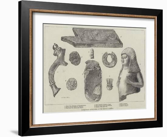 Babylonian Antiquities at the British Museum-null-Framed Giclee Print