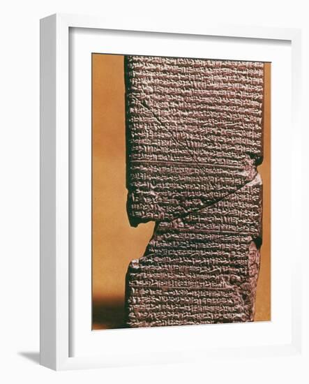 Babylonian Clay Tablet-null-Framed Photographic Print