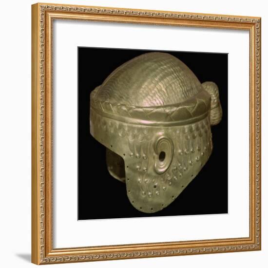 Babylonian helmet of Prince Meskalamdur. Artist: Unknown-Unknown-Framed Giclee Print