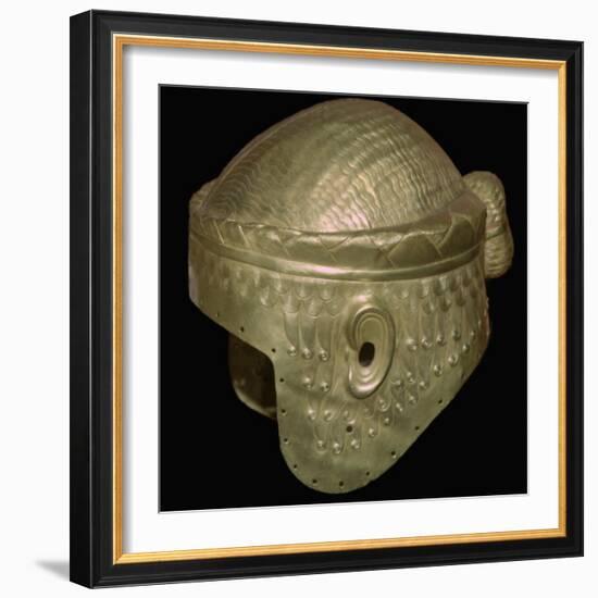 Babylonian helmet of Prince Meskalamdur. Artist: Unknown-Unknown-Framed Giclee Print