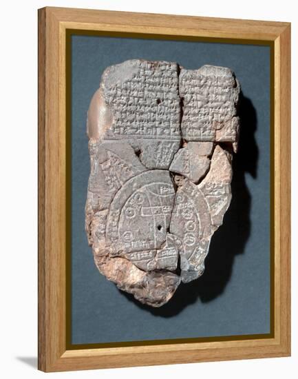 Babylonian Map of the World-null-Framed Premier Image Canvas