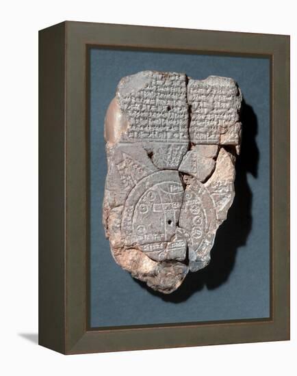 Babylonian Map of the World-null-Framed Premier Image Canvas
