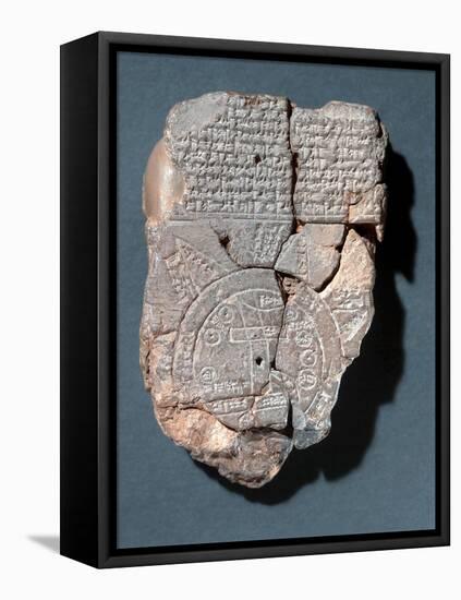 Babylonian Map of the World-null-Framed Premier Image Canvas