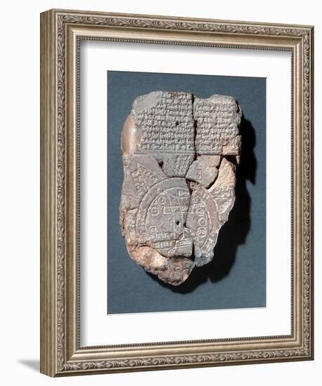 Babylonian Map of the World-null-Framed Premium Photographic Print
