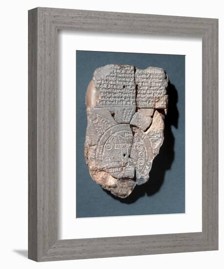 Babylonian Map of the World-null-Framed Premium Photographic Print