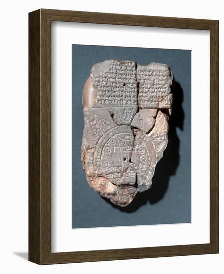 Babylonian Map of the World-null-Framed Premium Photographic Print