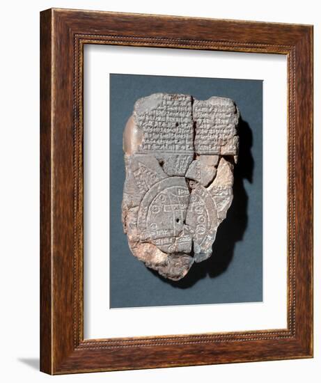 Babylonian Map of the World-null-Framed Premium Photographic Print