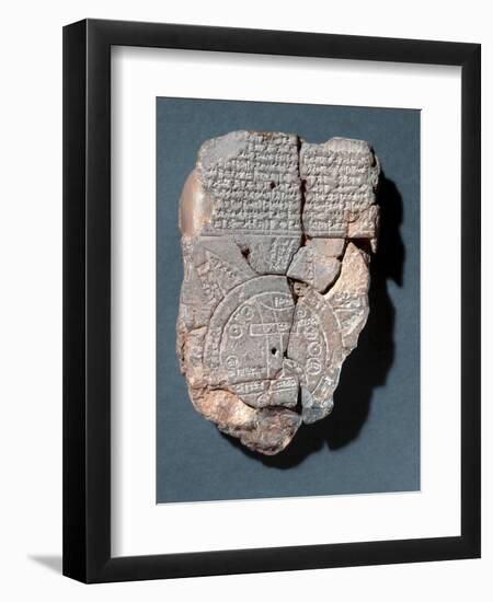 Babylonian Map of the World-null-Framed Premium Photographic Print