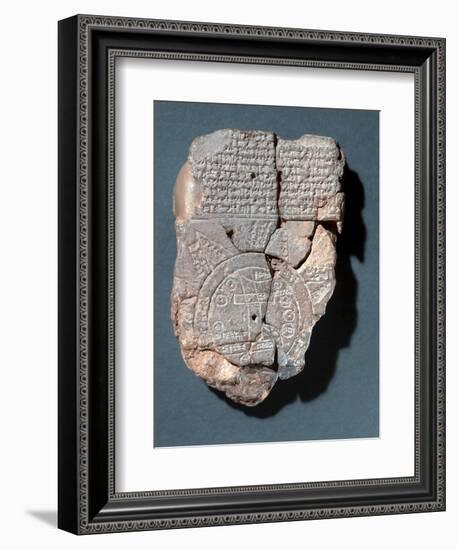 Babylonian Map of the World-null-Framed Premium Photographic Print