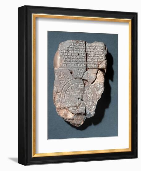 Babylonian Map of the World-null-Framed Premium Photographic Print