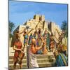 Babylonian Temple Raised to the Glory of Sargon-Roger Payne-Mounted Giclee Print