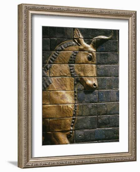 Babylonian Wall Tiles, Babylon, Iraq, Middle East-Christina Gascoigne-Framed Photographic Print