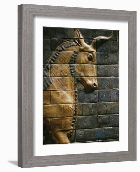 Babylonian Wall Tiles, Babylon, Iraq, Middle East-Christina Gascoigne-Framed Photographic Print