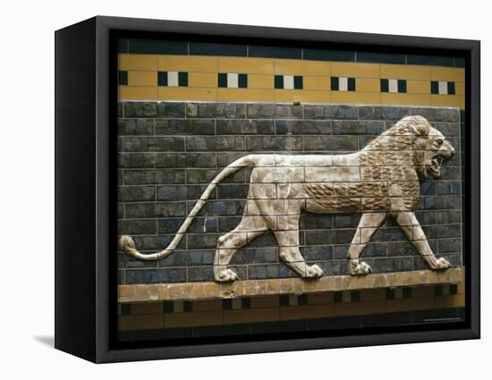 Babylonian Wall Tiles, Exhibited at the Turkey Museum, Istanbul, from Babylon, Iraq, Middle East-Christina Gascoigne-Framed Premier Image Canvas
