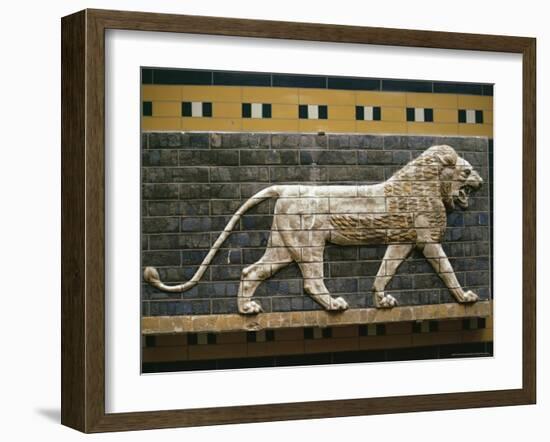 Babylonian Wall Tiles, Exhibited at the Turkey Museum, Istanbul, from Babylon, Iraq, Middle East-Christina Gascoigne-Framed Photographic Print