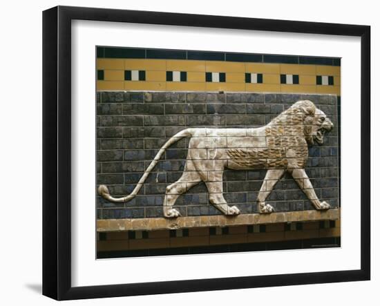 Babylonian Wall Tiles, Exhibited at the Turkey Museum, Istanbul, from Babylon, Iraq, Middle East-Christina Gascoigne-Framed Photographic Print