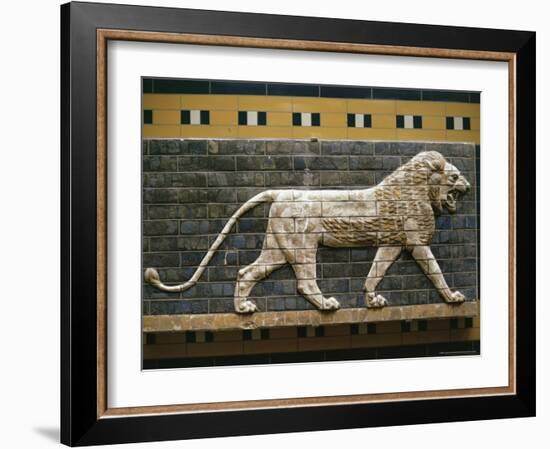 Babylonian Wall Tiles, Exhibited at the Turkey Museum, Istanbul, from Babylon, Iraq, Middle East-Christina Gascoigne-Framed Photographic Print
