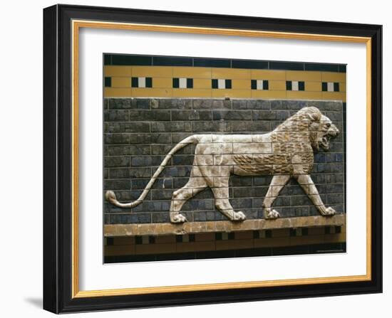 Babylonian Wall Tiles, Exhibited at the Turkey Museum, Istanbul, from Babylon, Iraq, Middle East-Christina Gascoigne-Framed Photographic Print