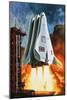 BAC's 'Mustard' Space Transporter-Wilf Hardy-Mounted Giclee Print