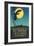 Bacardi Cocktail, Heron in Front of Moon-null-Framed Art Print