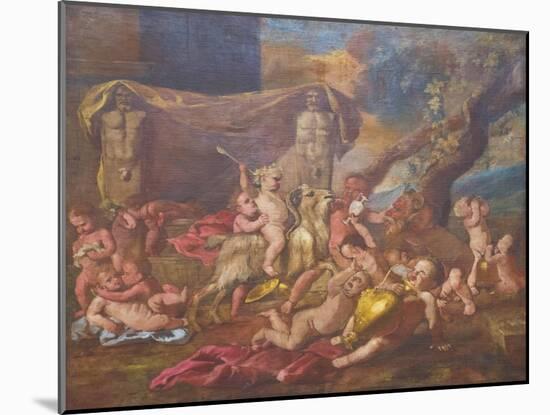 Baccanale-Nicolas Poussin-Mounted Giclee Print