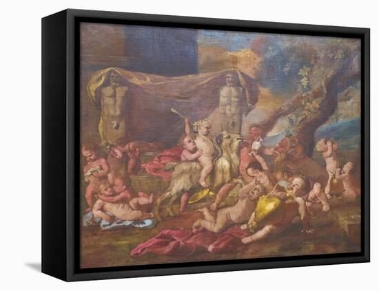 Baccanale-Nicolas Poussin-Framed Premier Image Canvas