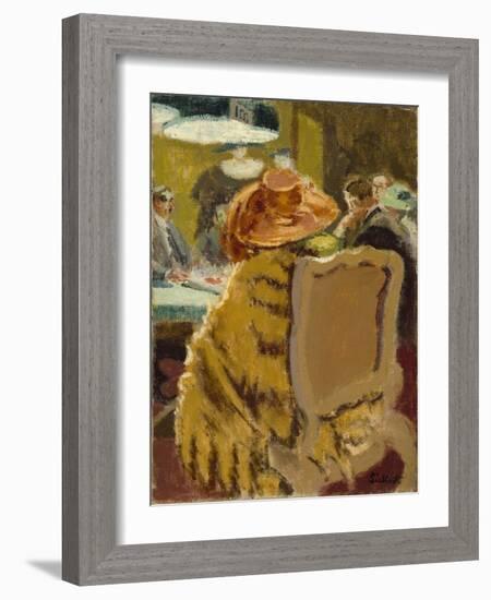 Baccarat - the Fur Cape-Walter Richard Sickert-Framed Giclee Print