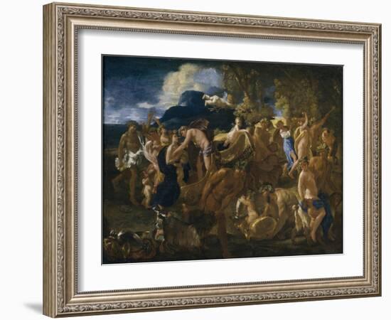 Bacchanal, 1625-1626-Nicolas Poussin-Framed Giclee Print