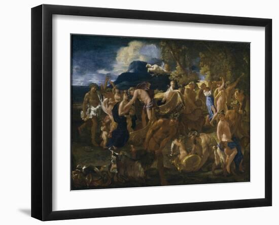 Bacchanal, 1625-1626-Nicolas Poussin-Framed Giclee Print