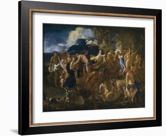 Bacchanal, 1625-1626-Nicolas Poussin-Framed Giclee Print