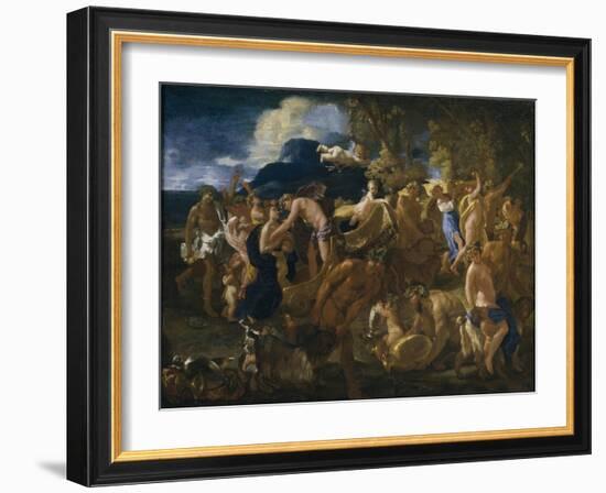 Bacchanal, 1625-1626-Nicolas Poussin-Framed Giclee Print