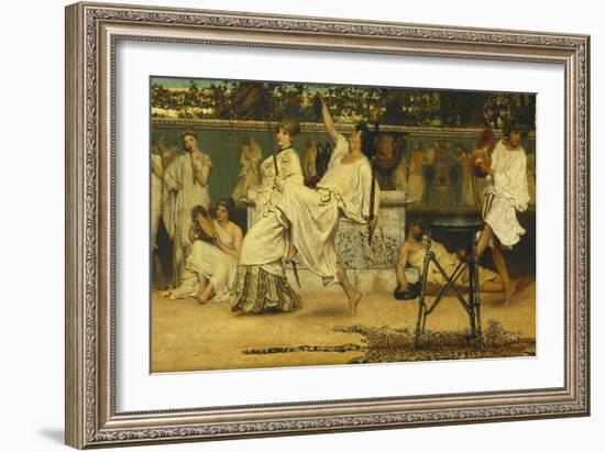 Bacchanal, 1871-Sir Lawrence Alma-Tadema-Framed Giclee Print