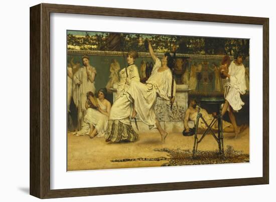 Bacchanal, 1871-Sir Lawrence Alma-Tadema-Framed Giclee Print