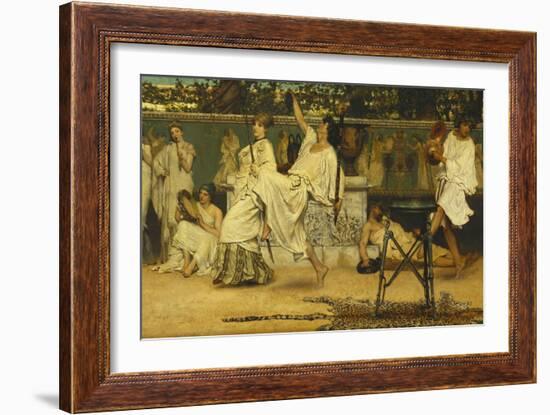 Bacchanal, 1871-Sir Lawrence Alma-Tadema-Framed Giclee Print
