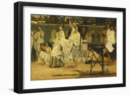 Bacchanal, 1871-Sir Lawrence Alma-Tadema-Framed Giclee Print