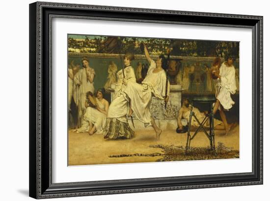 Bacchanal, 1871-Sir Lawrence Alma-Tadema-Framed Giclee Print