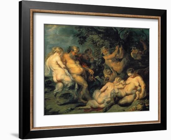 Bacchanal, C. 1615-Peter Paul Rubens-Framed Giclee Print