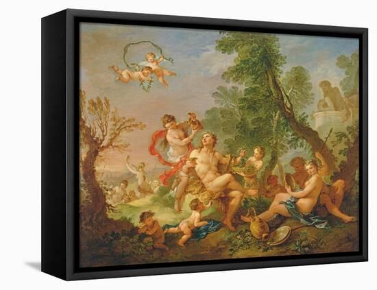 Bacchanal, C.1747 (Oil on Canvas)-Charles Joseph Natoire-Framed Premier Image Canvas