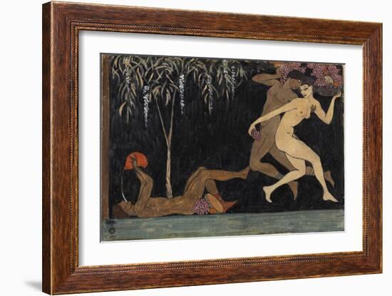 Bacchanal Scene, 1914-Nikolai Petrovich Feofilaktov-Framed Giclee Print