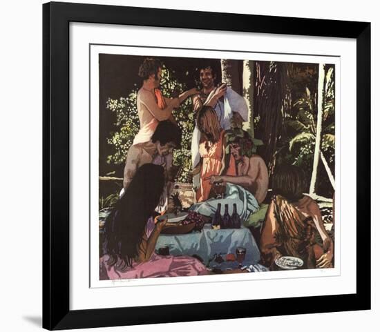 Bacchanal-John Clem Clarke-Framed Limited Edition